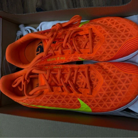 Nike Zoom Rival XC 5 cross-country spikes in a Total Orange, size 5.5, new